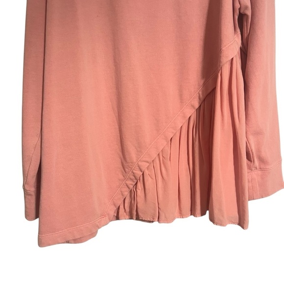 Soft Surroundings XL Ruffled Long Sleeve Top sweater - Picture 8 of 8